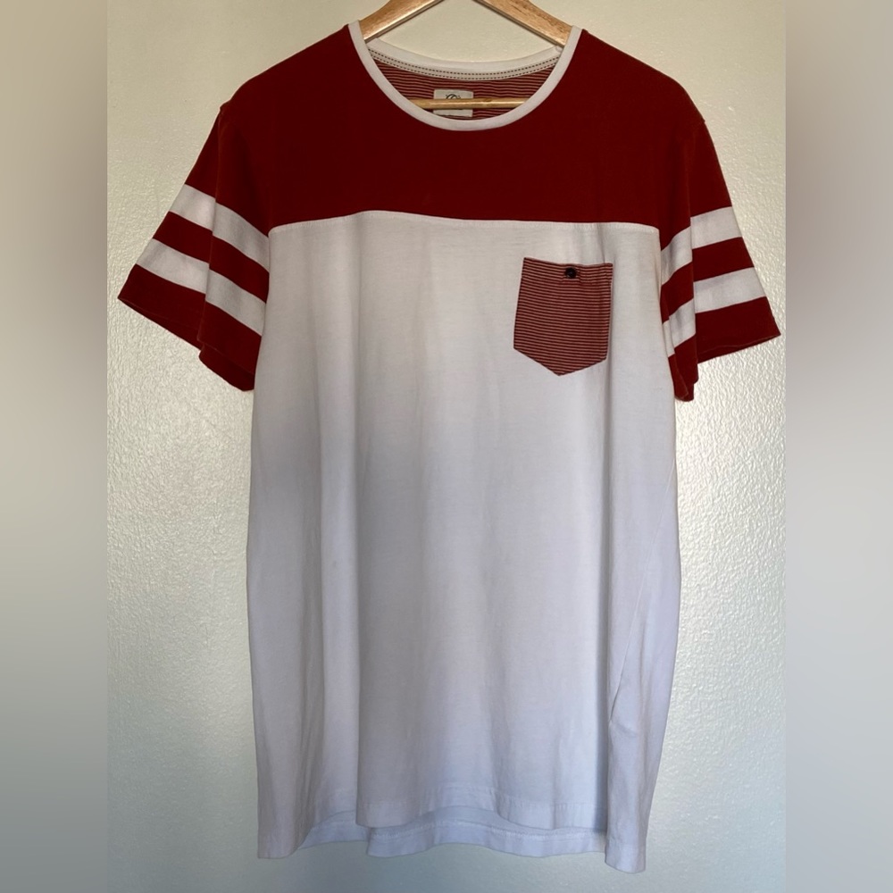 Quicksilver Mens Color Block T-shirt size Large